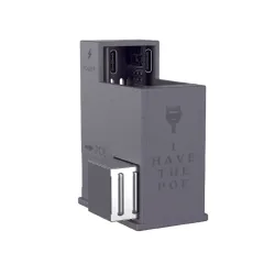 Convertidor PoE a USB-C Extralink AT-USBC-JB-V3, 25W, 10/100 Mbps