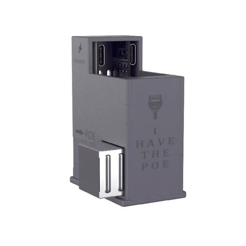 Conversor PoE para USB-C Extralink AT-USBC-JB-V3, 25W, 10/100 Mbps