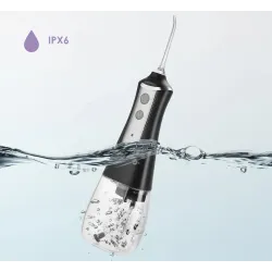 Extralink Beauty Intelligent Water Flosser L10 Czarny Irygator 2000mAh, IPX6