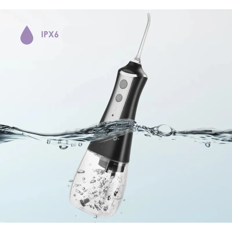 Extralink Beauty Intelligent Water Flosser L10 Czarny Irygator 2000mAh, IPX6