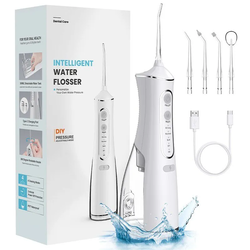 Extralink Beauty Intelligent Water Flosser L8 Biały Irygator 2000mAh, IPX7