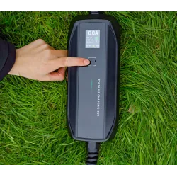 Extralink BS-PCD030 16A 3.6kW Schuko Przenośna ładowarka do samochodu elektrycznego 1 faza, 5,5m, wyświetlacz LCD, IP67