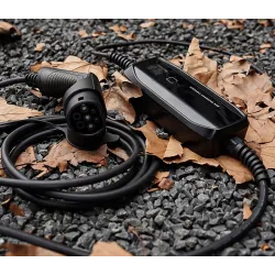 Extralink BS-PCD030 16A 3.6kW Schuko Przenośna ładowarka do samochodu elektrycznego 1 faza, 5,5m, wyświetlacz LCD, IP67