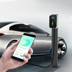 Extralink BS20-BA-22kW-APP Typ A 32A 22kW Ładowarka do samochodu elektrycznego 3 fazy, ekran LCD, aplikacja, 6,1m