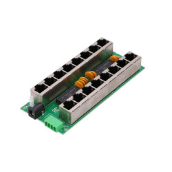 Extralink 8 Portový | Gigabit PoE Injector | 8x 1000Mb/s RJ45, Mode B - Obrázek 7