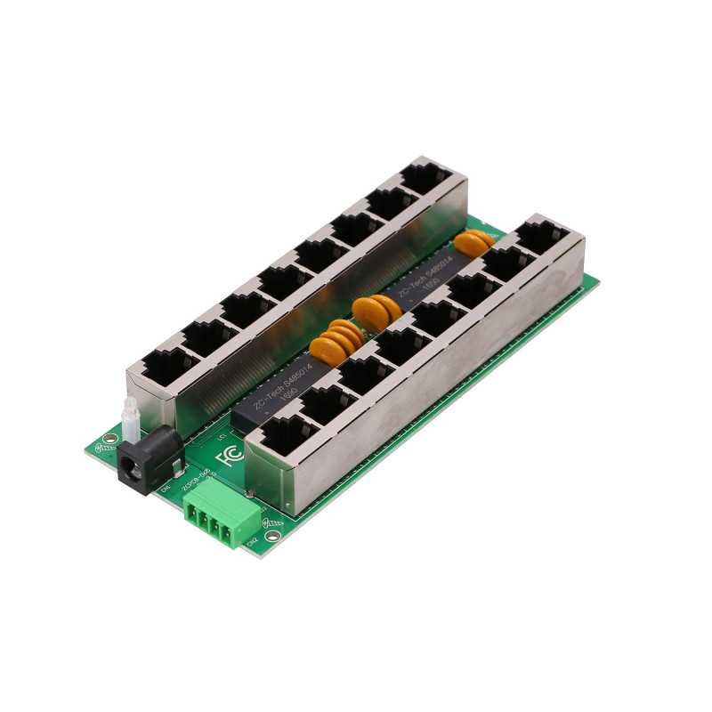 Extralink 8 Portowy | Gigabit PoE Injector | 8x 1000Mb/s RJ45, Mode B - Imagem 7