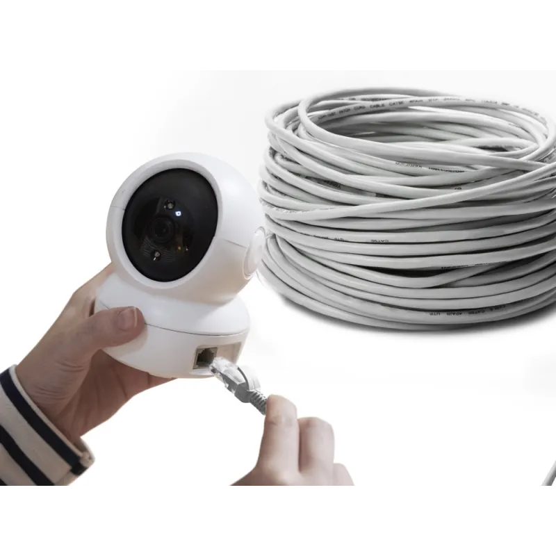 Extralink CAT5E UTP (U/UTP) CCA Interior Par trenzado 305m