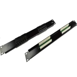Extralink CAT5E UTP 1U Patchpanel 12 puertos