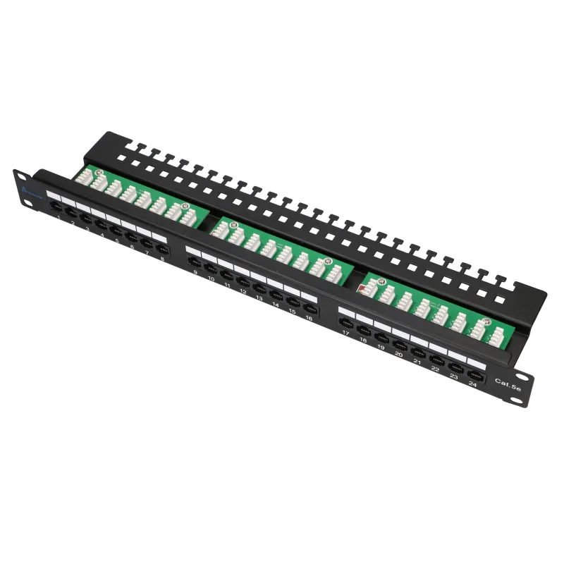Extralink CAT5E UTP Patchpanel 24 porty
