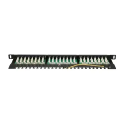 Extralink CAT6 UTP 0,5U Patchpanel 24 Anschluss