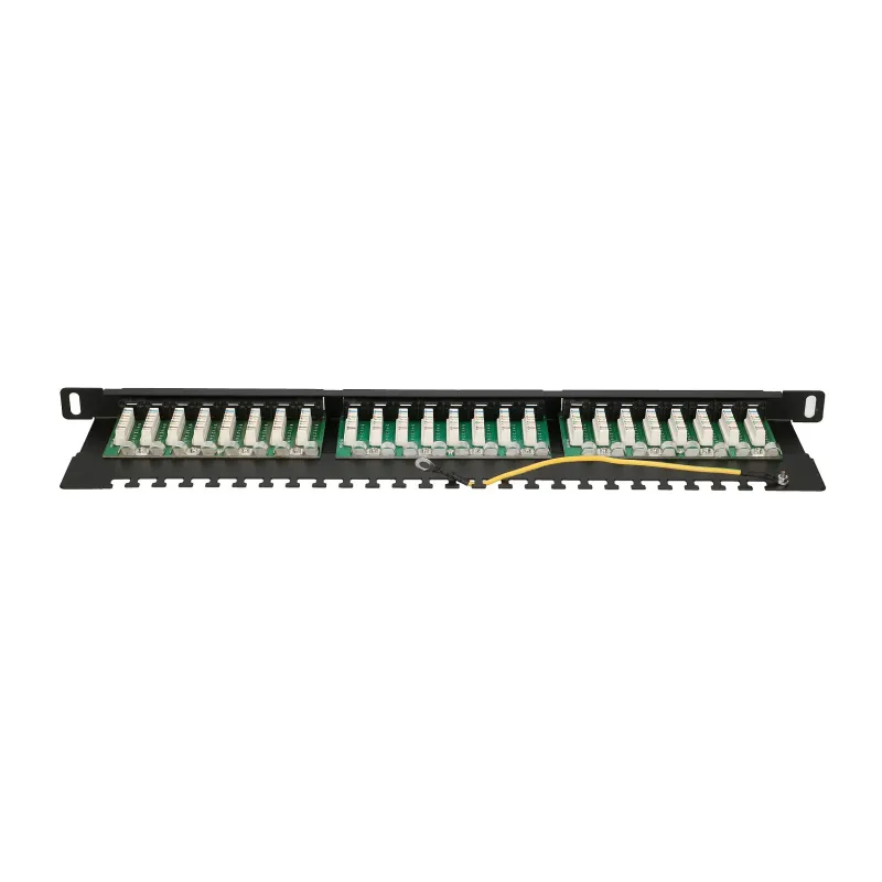 Extralink CAT6 UTP 0,5U Patchpanel 24 porty