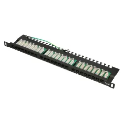 Extralink CAT6 UTP 0,5U Patchpanel 24 Anschluss