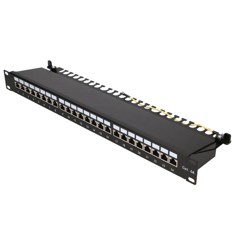 Extralink CAT6A STP Patchpanel 24 porty