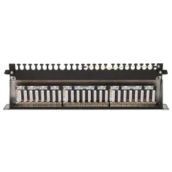 Extralink CAT6A STP Patchpanel 24 porty