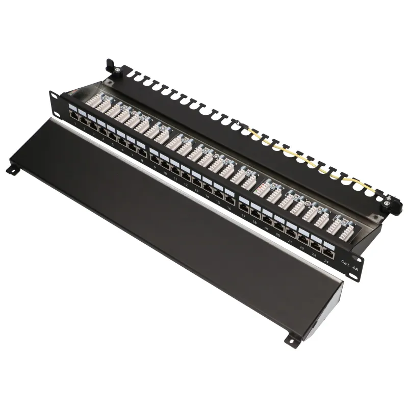 Extralink CAT6A STP Patchpanel 24 porty
