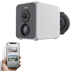 Extralink CubeX80 Cámara IP Cámara IP para exteriores, 2,5K, IP65, 5000mAh, EC4400