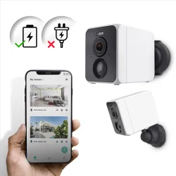 Extralink CubeX80 IP kamera Venkovní IP kamera, 2,5K, IP65, 5000mAh, EC4400