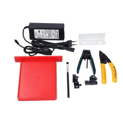 Extralink DVP-740 Soldador Bateria de 6 Ah, LCD pantalla de 4,3 "