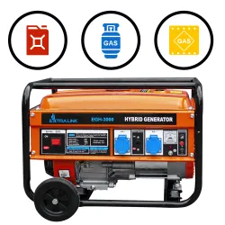Extralink EGH-3000 Generador de energía híbrido, 3kW 1F