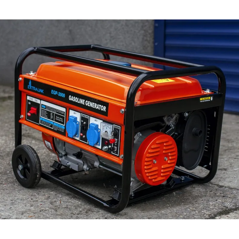 Extralink EGP-3000 Generador de energía gasolina, 3kW 1F