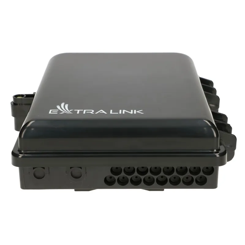 Extralink Eliza V2 Fiber optic terminal box 16 core, black, mid-span