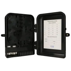 Extralink Eliza V2 Fiber optic terminal box 16 core, black, mid-span