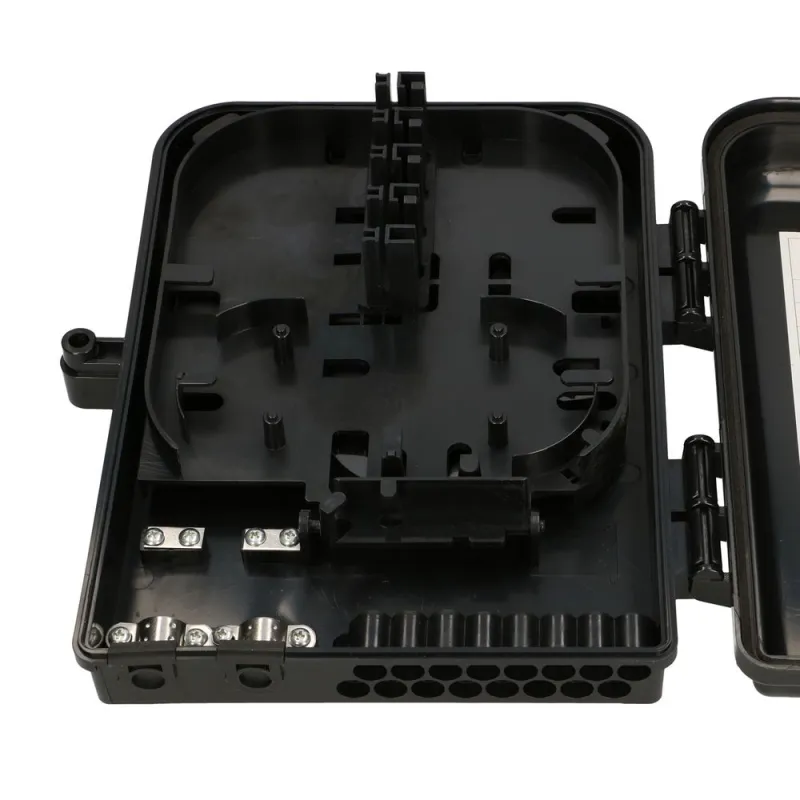 Extralink Eliza V2 Caixa de fibra óptica 16 soldas, preto, meio vao