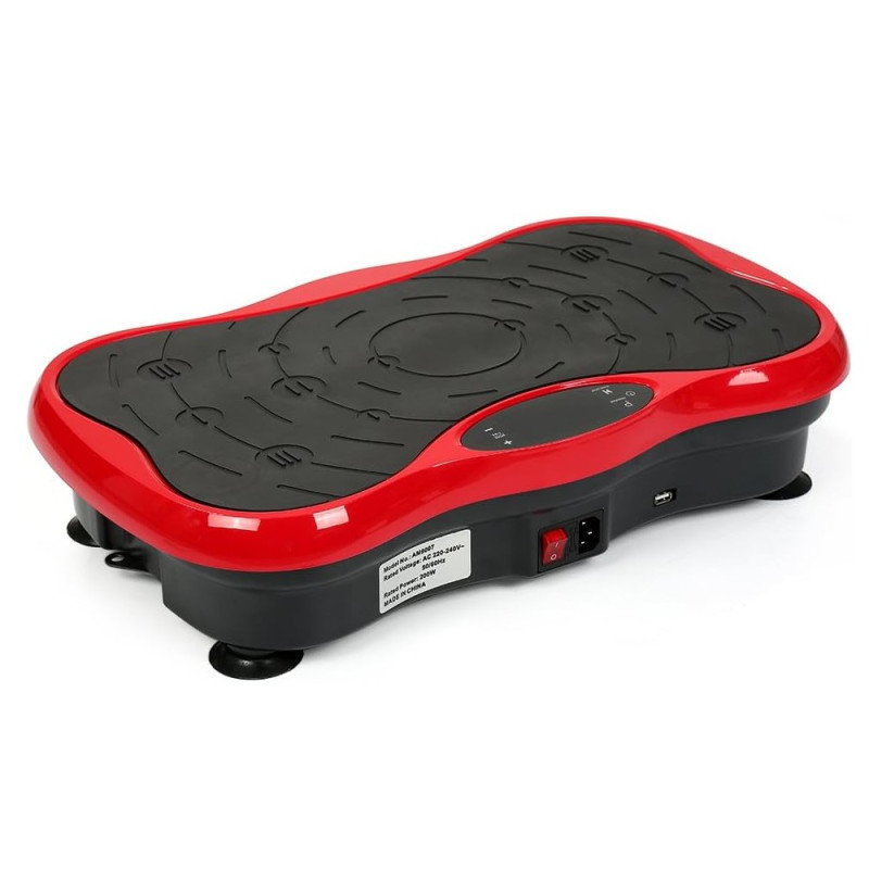 Extralink Moonwalk SpinMove Czerwony | Platforma Wibracyjna do Ćwiczeń Fitness | 200W - Zdjęcie 2