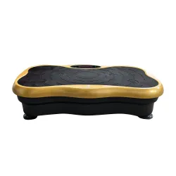 EXTRALINK PLATFORMA WIBRACYJNA DO ĆWICZEŃ FITNESS STAYFIT SPINMOVE ZŁOTY - Image 4