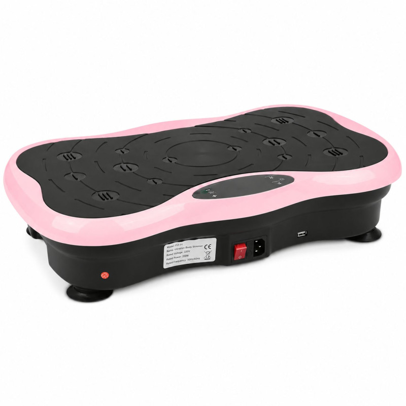 EXTRALINK PLATFORMA WIBRACYJNA DO ĆWICZEŃ FITNESS STAYFIT SPINMOVE RÓŻOWY - Imagen 8
