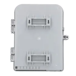 Extralink Emma V2 Caja de fibra óptica 16 soldaduras, blanco, mid-span