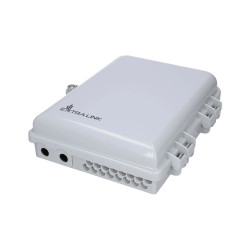 Extralink Emma V2 | Fiber optic terminal box | 16 core, white, min-span