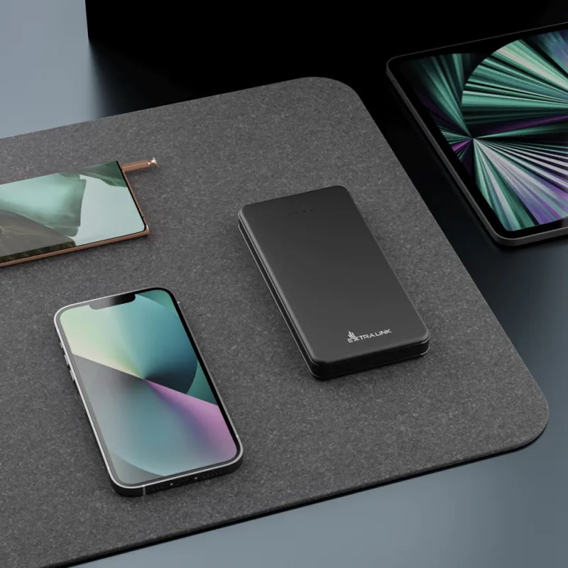 Extralink EPB-078B 10000mAh Powerbank Siyah, USB-C