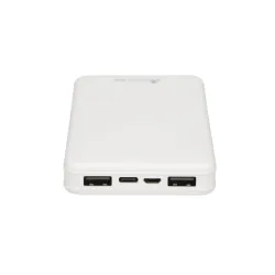 Extralink EPB-078W 10000mAh Biały Powerbank Power bank, USB-C