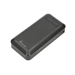 Extralink EPB-084 Powerbank 20000mAh Siyah, Taşınabilir Şarj Cihazı, USB-C