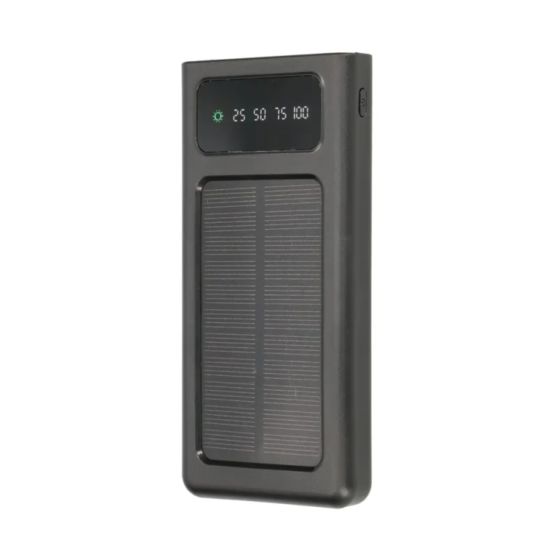 Extralink EPB-091 10000mAh Černá Powerbank Solar Power bank, USB-C