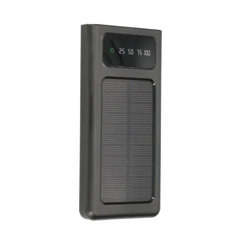 Extralink EPB-091 10000mAh Black Powerbank Solar Power bank, USB-C