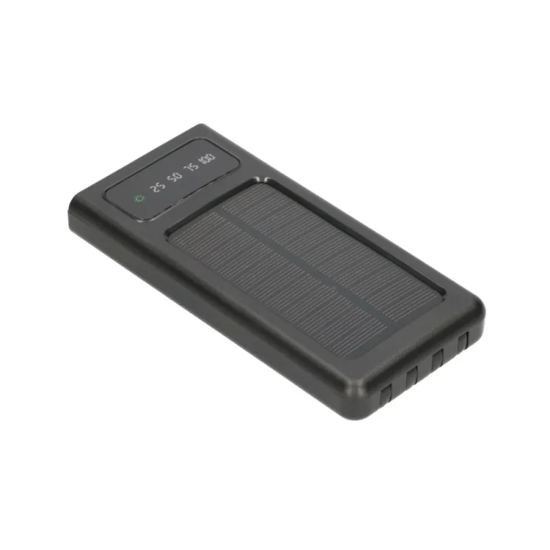 Extralink EPB-091 10000mAh Czarny Powerbank Solar Power bank, USB-C