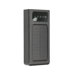 Extralink EPB-092 20000mAh Czarny Powerbank Solar Power bank, USB-C