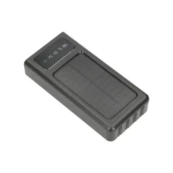 Extralink EPB-092 20000mAh Black Powerbank Solar Power bank, USB-C