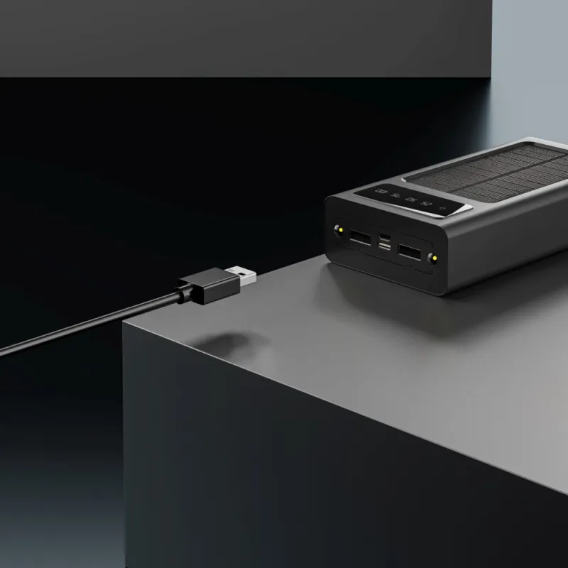 Extralink EPB-092 20000mAh Negro Powerbank Solar Power bank, USB-C