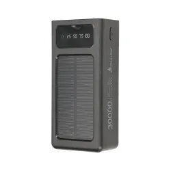 Powerbank Extralink EPB-093 30000мАч Черный, Солярный Powerbank, USB-C