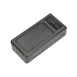 Extralink EPB-093 30000mAh Negro Powerbank Solar Power bank, USB-C