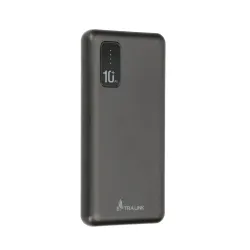 Extralink EPB-098B 10000mAh Black Powerbank Power bank, USB-C