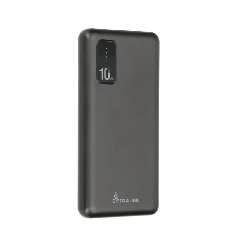 Extralink EPB-098B 10000mAh Černá Powerbank Power bank, USB-C