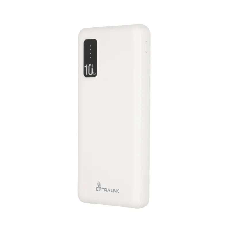 Power Bank Extralink EPB-098W 10000mAh Белый, USB-C