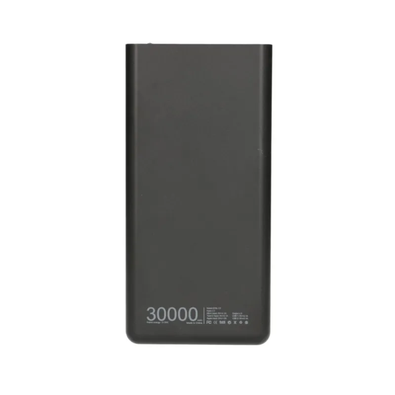 Extralink EPB-112 30000mAh Powerbank Siyah, USB-C Şarj Cihazı