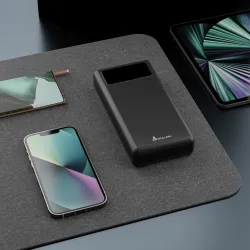 Extralink EPB-112 30000mAh Black Powerbank Power bank, USB-C