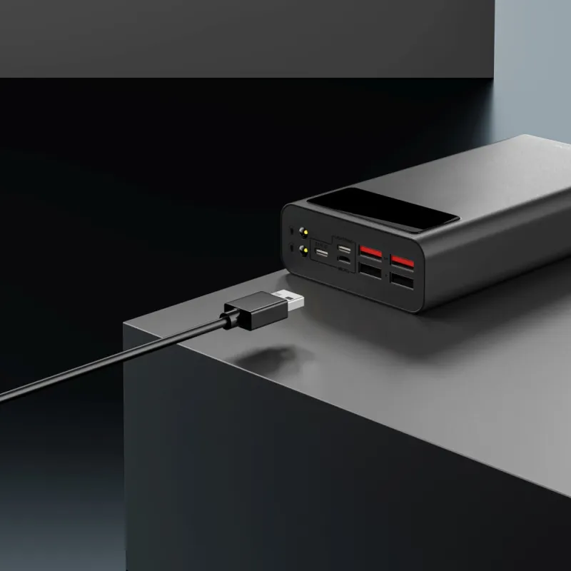 Extralink EPB-112 30000mAh Powerbank Siyah, USB-C Şarj Cihazı