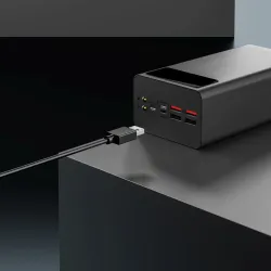 Extralink EPB-114 50000 mAh Siyah Powerbank, USB-C Powerbank